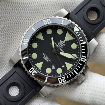 STEELDIVE Official SD1987 Classic 46.5MM Big Size 2000M Waterproof NH35 Automatic Mens Dive Watch