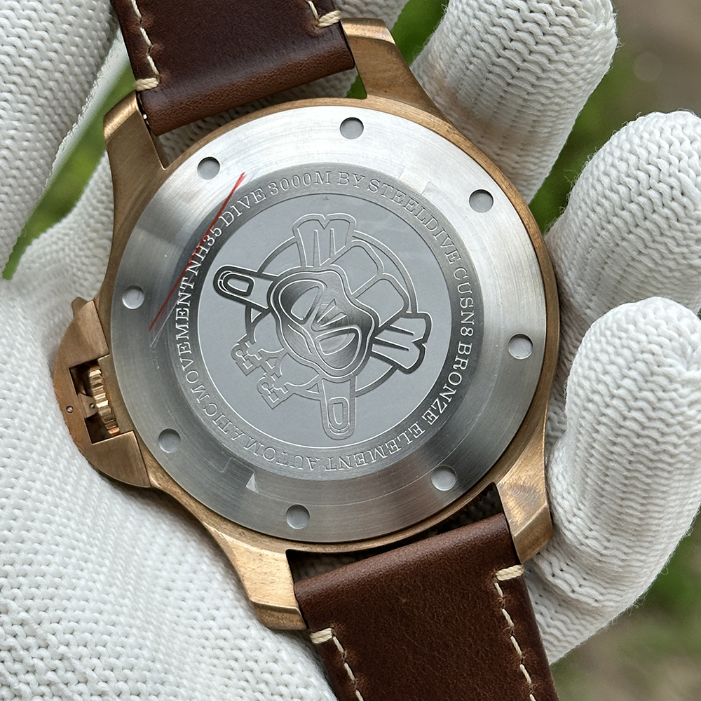 STEELDIVE Official SD2151S Oversize Solid Bronze Watch | ST2130 Automatic Movement