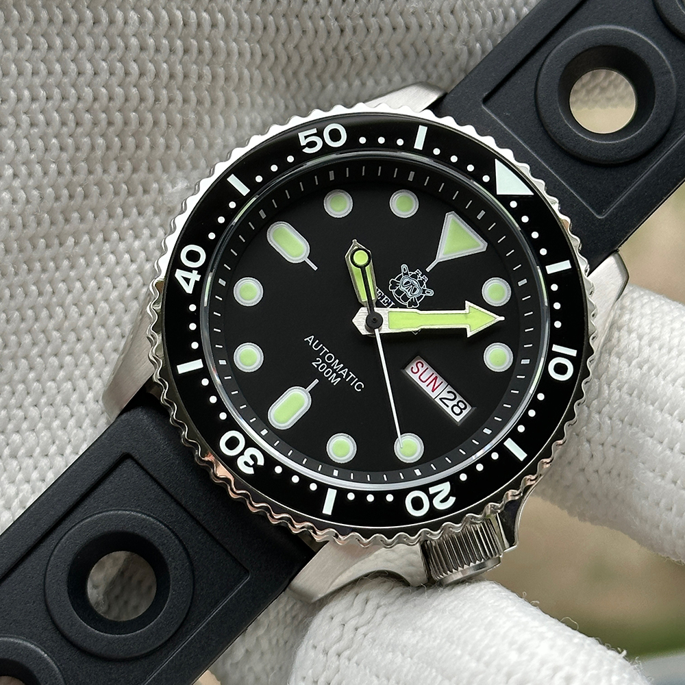 STEELDIVE Official SD1973W Limited Offer Day and Date Function NH36 Automatic Movement 200M Waterproof Mens Dive Watch