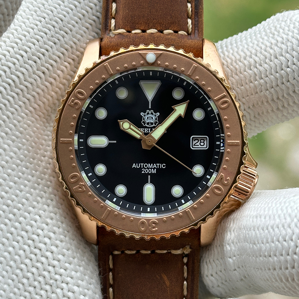 STEELDIVE Official SD1973S Ceramic Bezel Blue Luminous 200M Waterproof NH35 Automatic Movement Mens Dive Watch for Men