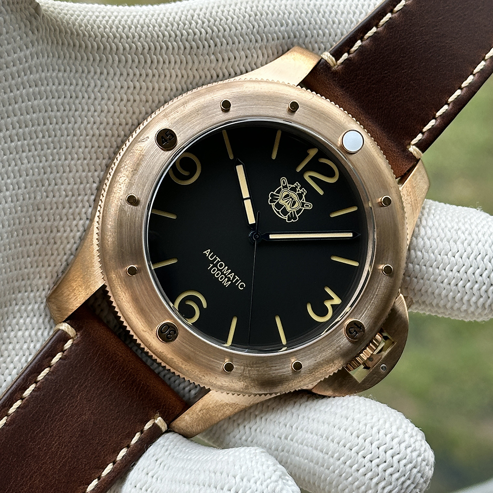 STEELDIVE Official SD2151S Oversize Solid Bronze Watch | ST2130 Automatic Movement