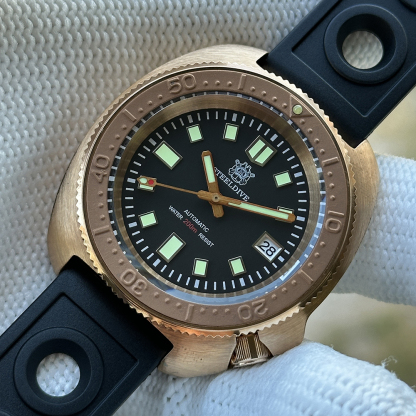 STEELDIVE Official SD1970S Swiss BGW9 Blue Luminous 200M Waterproof NH35 Automatic Mens Dive Watch