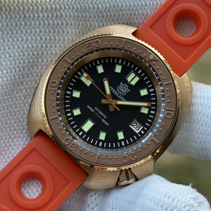 STEELDIVE Official SD1970S Swiss BGW9 Blue Luminous 200M Waterproof NH35 Automatic Mens Dive Watch