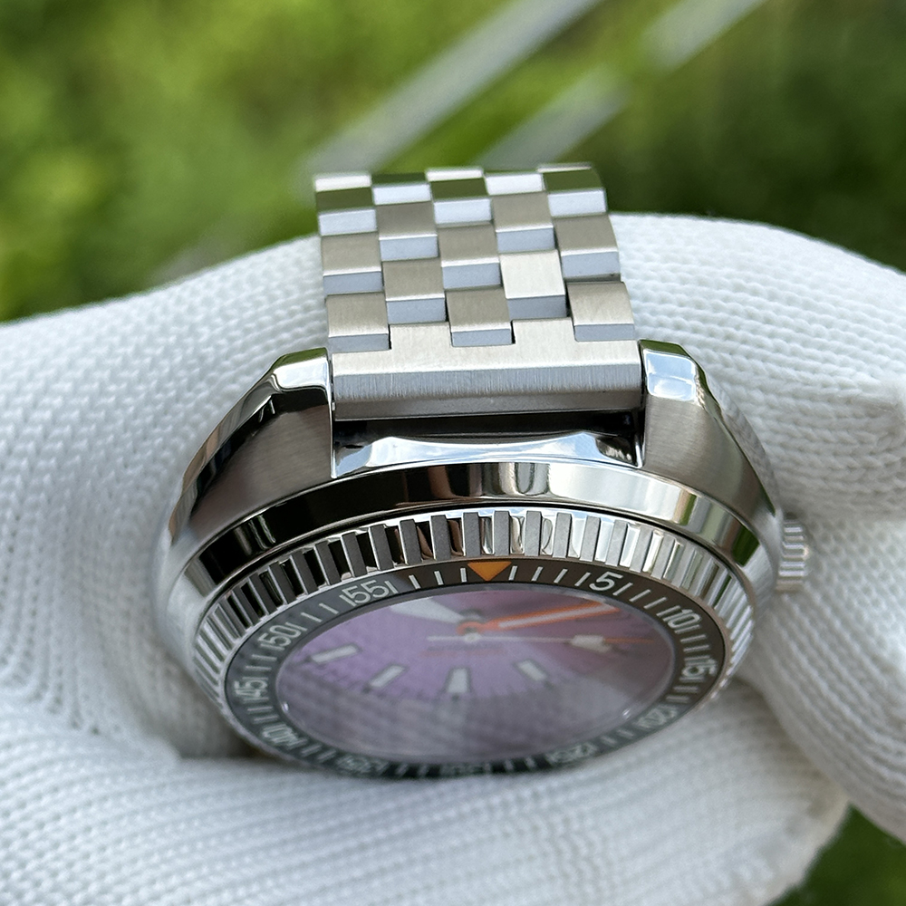 STEELDIVE Official SD1983 Purple Dial Sapphire Glass 1000M Water Resistant NH35 Automatic Dive Watch 