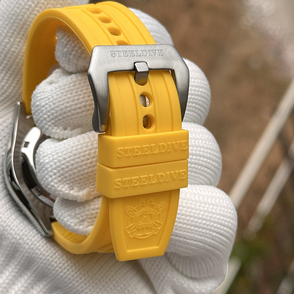 STEELDIVE Official SD1994 Yellow Dial Ceramic Bezel Sapphire Glass 200MM NH34 Automatic Dive Watch for Men