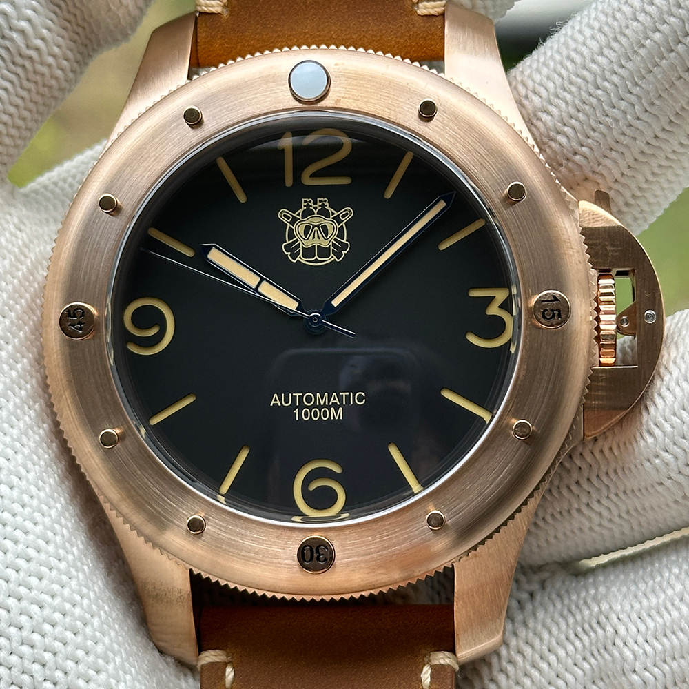 STEELDIVE Official SD2151S Oversize Solid Bronze Watch | ST2130 Automatic Movement