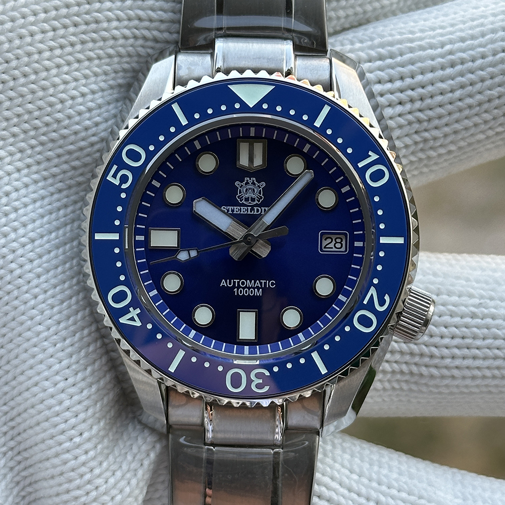 STEELDIVE Official SD1968 Swiss Luminous Sapphrie Glass 200M Waterproof NH35 Automatic Dive Watch