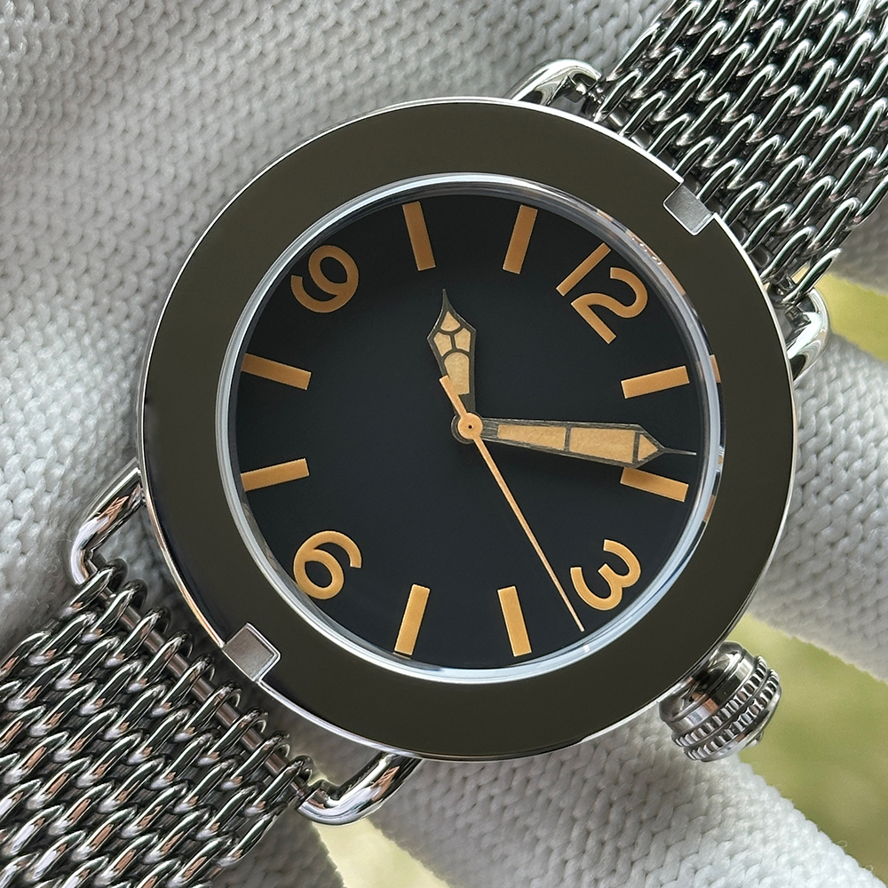 ★未使用品★極美品Steel Series HS25 309 STEELDIVE Official SD1912 No Logo Version 47MM Polished Case 3000M