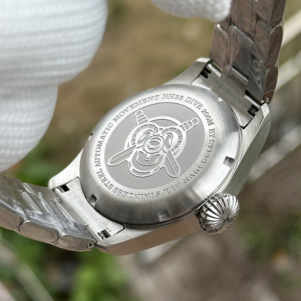 STEELDIVE Official SD1928H 39MM Small Size NH35 Automatic Mens Analog Dive Watch Reloj