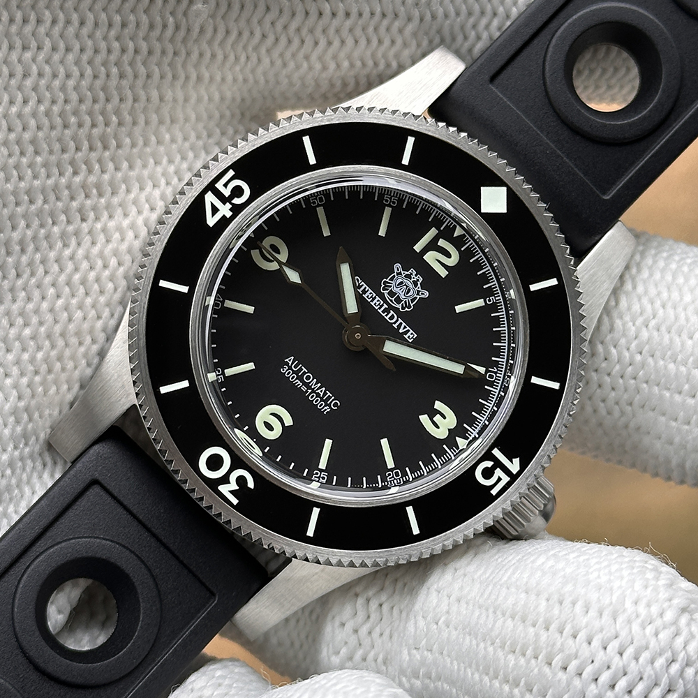 STEELDIVE Official SD1952 41MM Fifty Fathoms 300M Waterproof NH35 Automatic Dive Watch