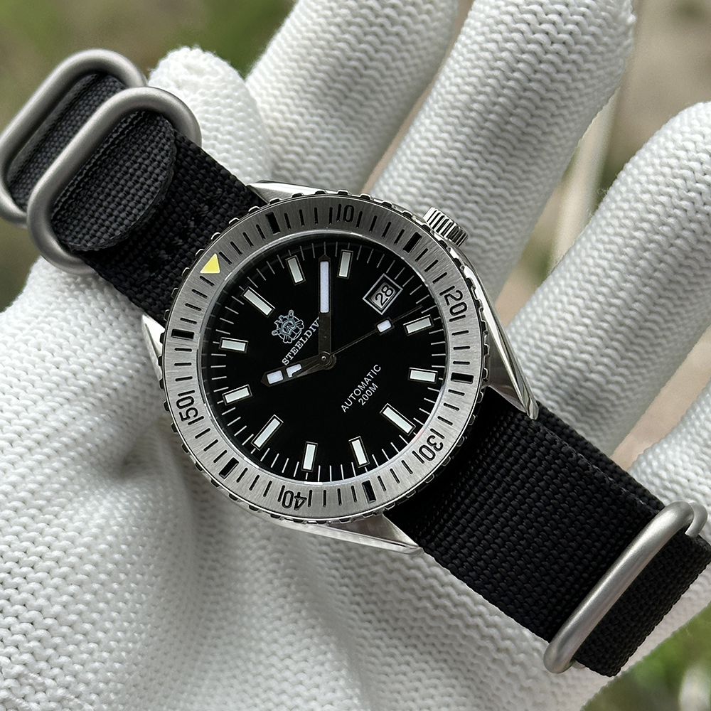 STEELDIVE Official SD1927 Steel Bezel 42MM Case Sapphire Glass 200M Waterproof NH35 Automatic Mens Sports Dive Watches