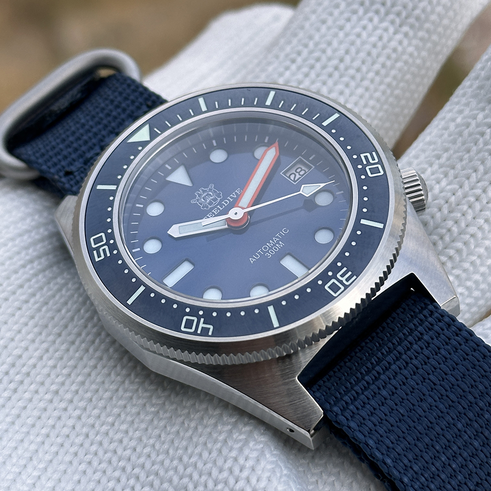 Steeldive Official Replacement Ceramic Bezel Insert for SD1929 Blue Only