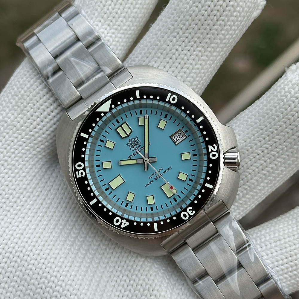STEELDIVE Official SD1974 Sapphire Glass 200M Waterproof NH35 Automatic Mens Dive Watch V3 Bracelet