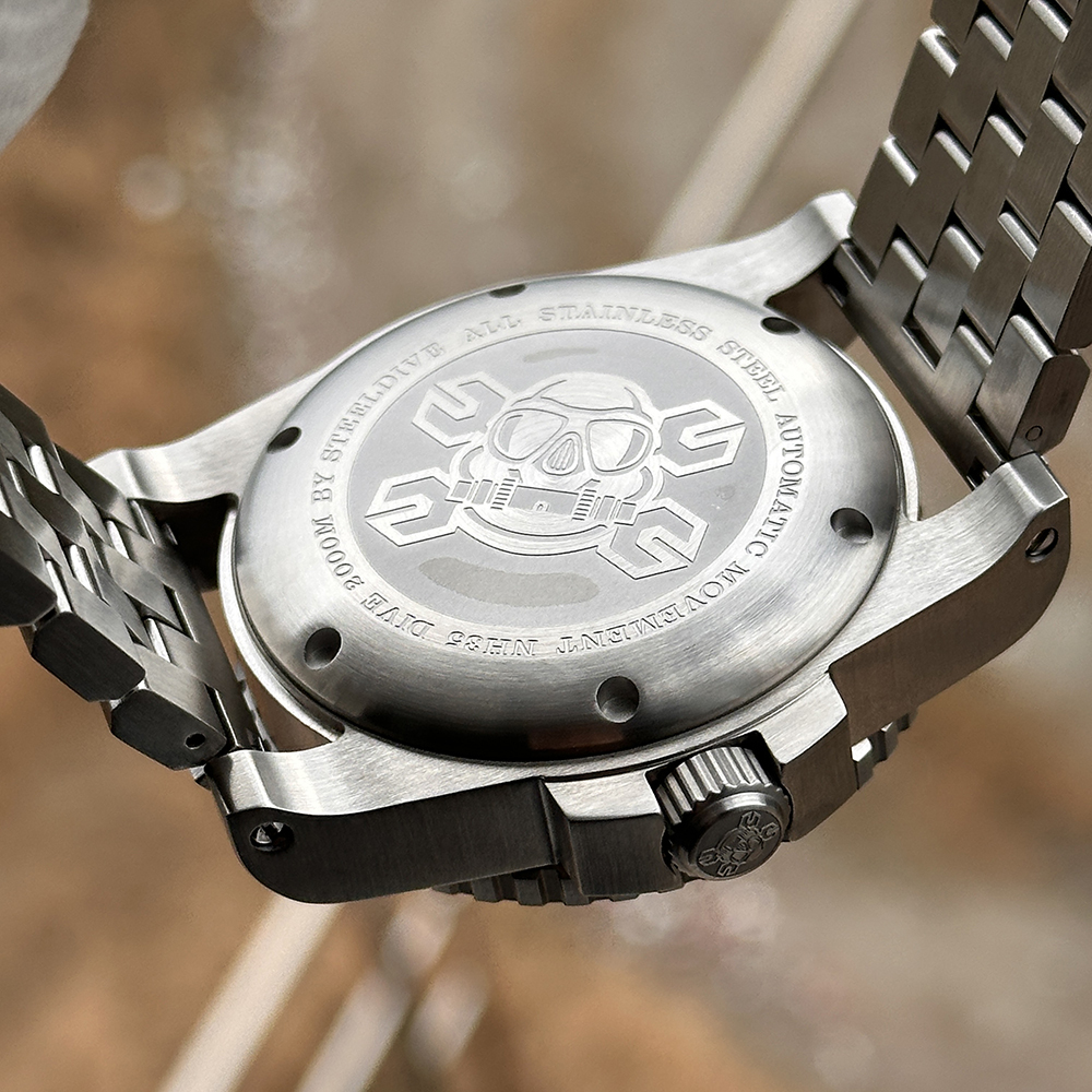STEELDIVE Official SD1987 Classic 46.5MM Big Size 2000M Waterproof NH35 Automatic Mens Dive Watch