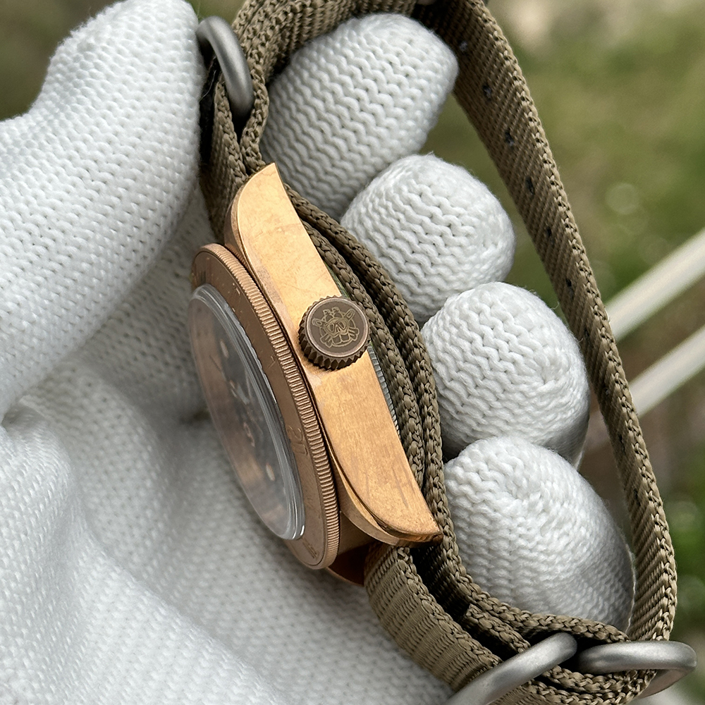 STEELDIVE Official SD1958S 41.1MM Solid Bronze Case 200M Waterproof Sapphire Glass NH35 Automatic Mens Dive Watch 