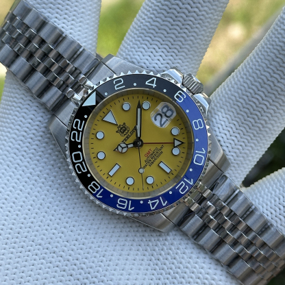 STEELDIVE New Watch SD1993 Yellow Dial Ceramic Bezel 41MM Case Sapphire Glass Luminous 300M NH34 Mechanical Men Dive Watches