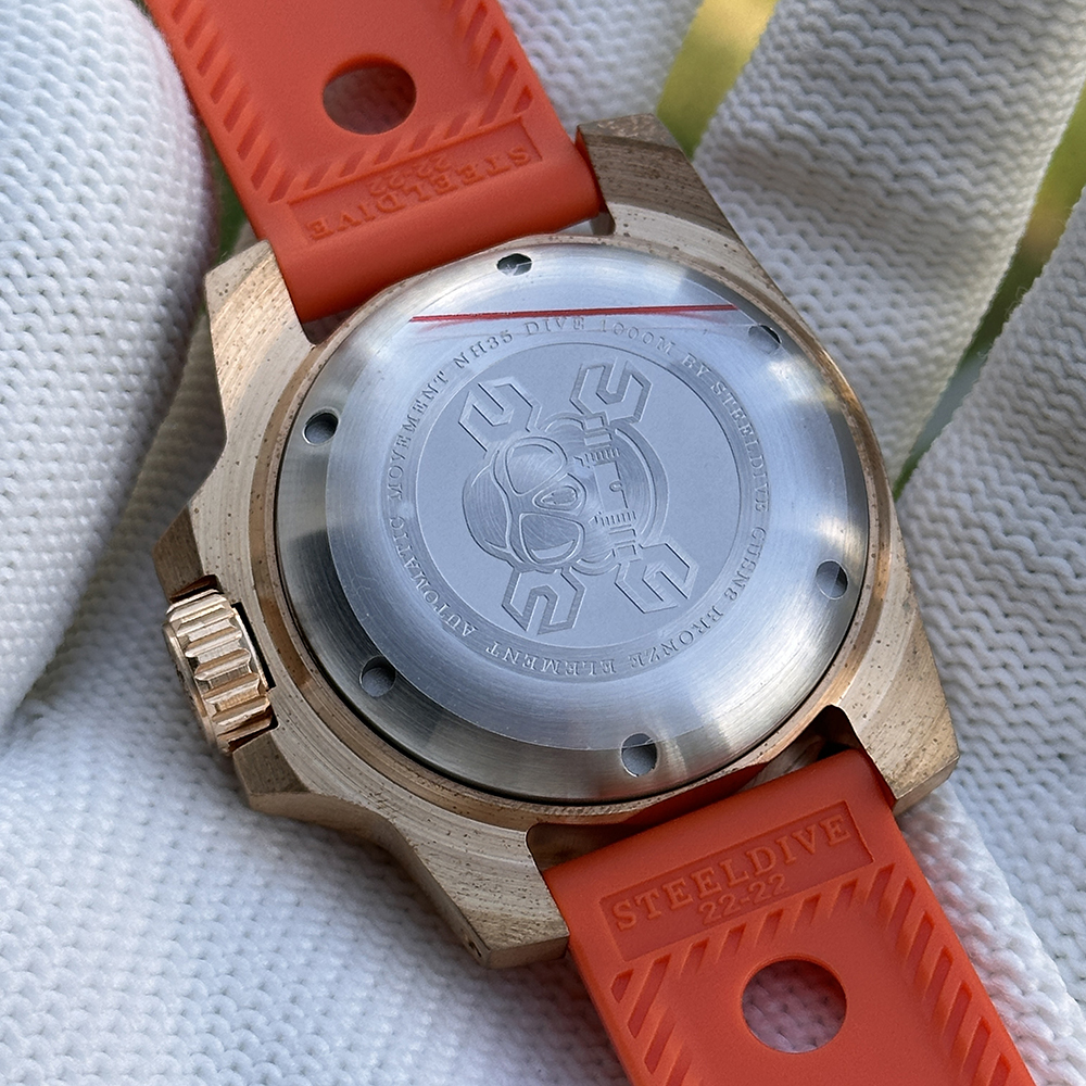 STEELDIVE Official SD1948S Solid Bronze 1000M Waterproof NH35  Dive Watch