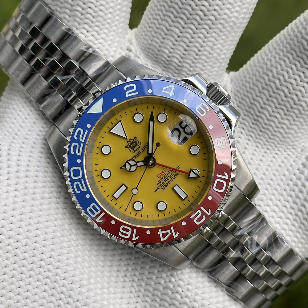 STEELDIVE Official SD1993 Yellow Dial NH35 Automatic 300m Sapphire Glass Dive Watch