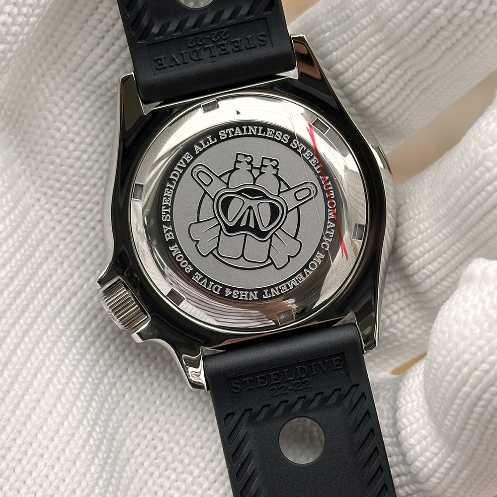 STEELDIVE Official SD1994 Yellow Dial Ceramic Bezel Sapphire Glass 200MM NH34 Automatic Dive Watch for Men