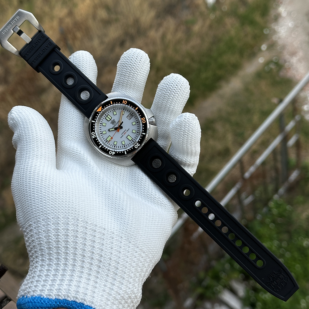 STEELDIVE Official SD1974C White Dial New Arrival NH35 Automatic 200m Dive Watch 