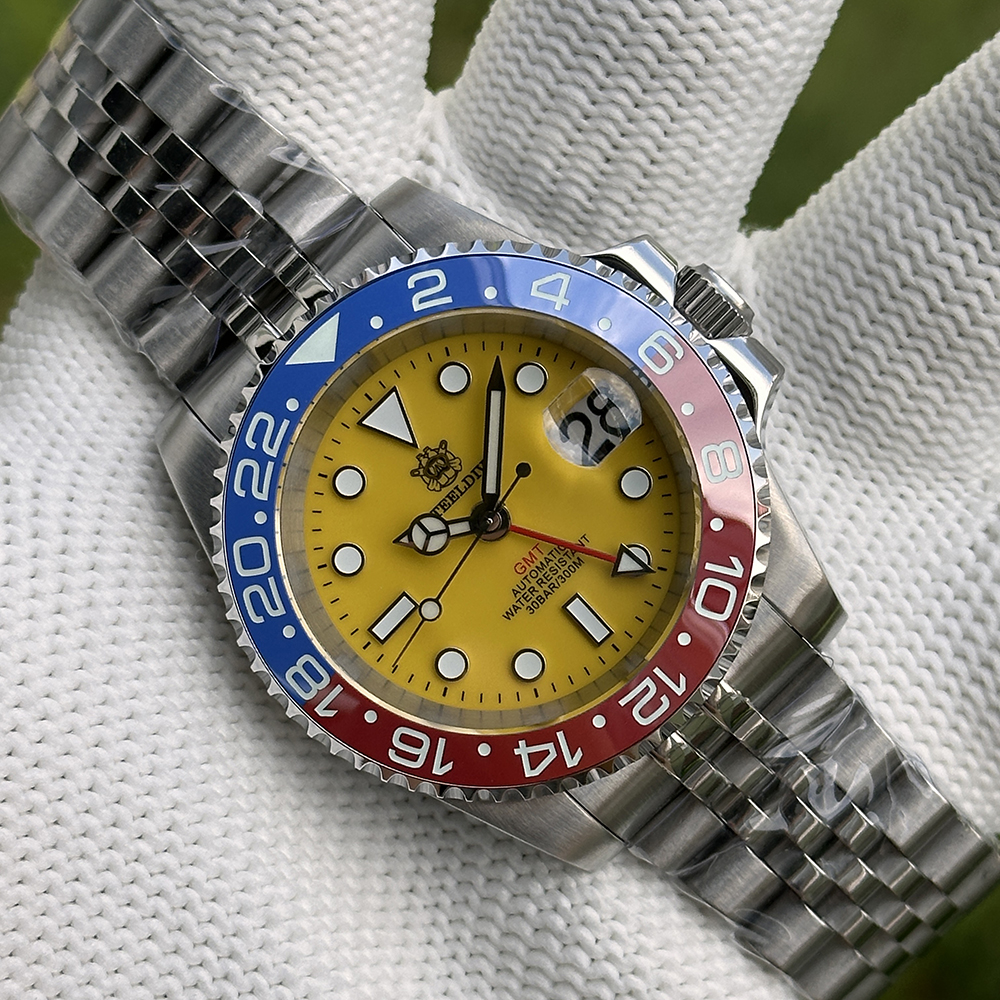 STEELDIVE Official SD1993 Yellow Dial NH35 Automatic 300m Sapphire Glass Dive Watch