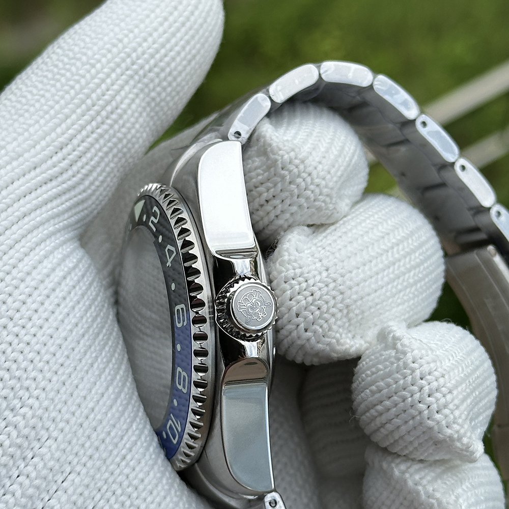 STEELDIVE Official SD1964GMT White Dial Ceramic Bezel Insert Sapphire Glass 1000M Waterproof NH34 Dive Watch