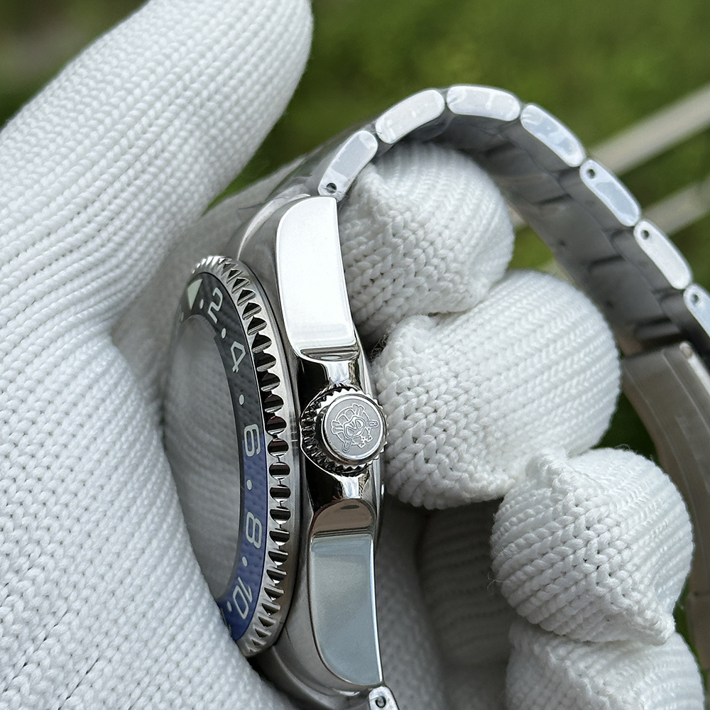 STEELDIVE Official SD1964GMT White Dial Ceramic Bezel Insert Sapphire Glass 1000M Waterproof NH34 Dive Watch