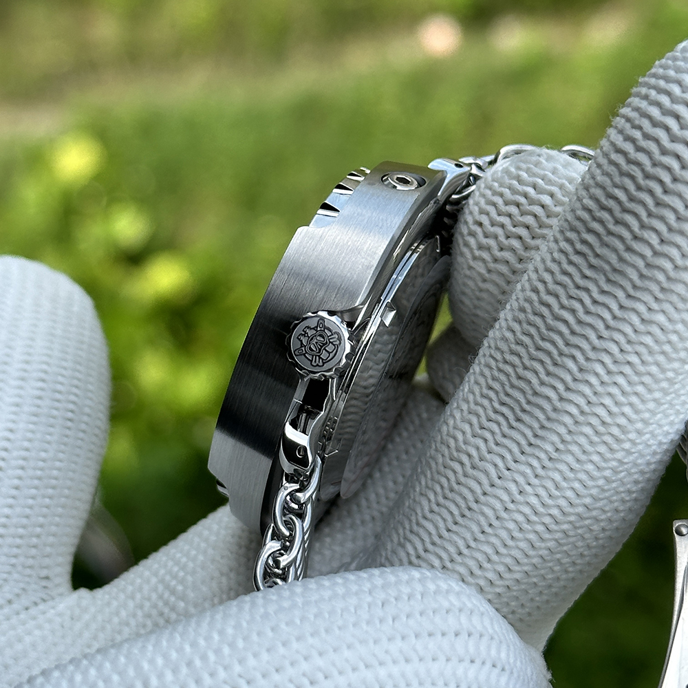 STEELDIVE Official SD1975V 47.5mm Case Mesh Band 300M Waterproof Japan Automatci Dive Watch Sapphire Glass