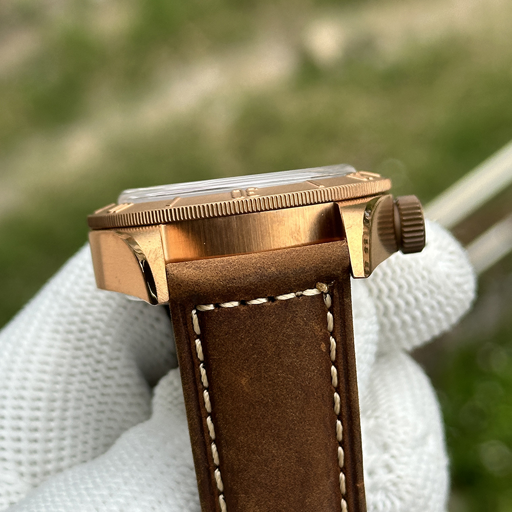 STEELDIVE Official SD1958S 41.1MM Solid Bronze Case 200M Waterproof Sapphire Glass NH35 Automatic Mens Dive Watch 