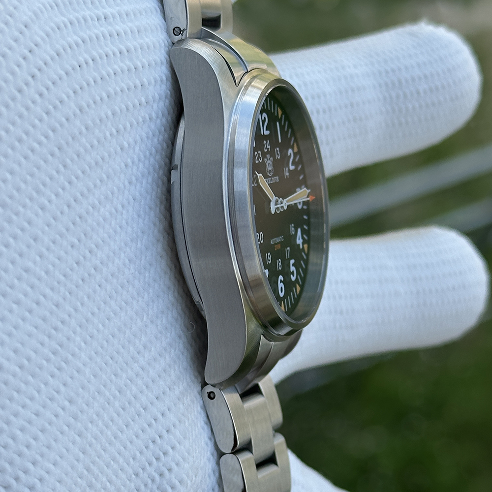 STEELDIVE Official SD1928H 39MM Small Size NH35 Automatic Mens Analog Dive Watch Reloj