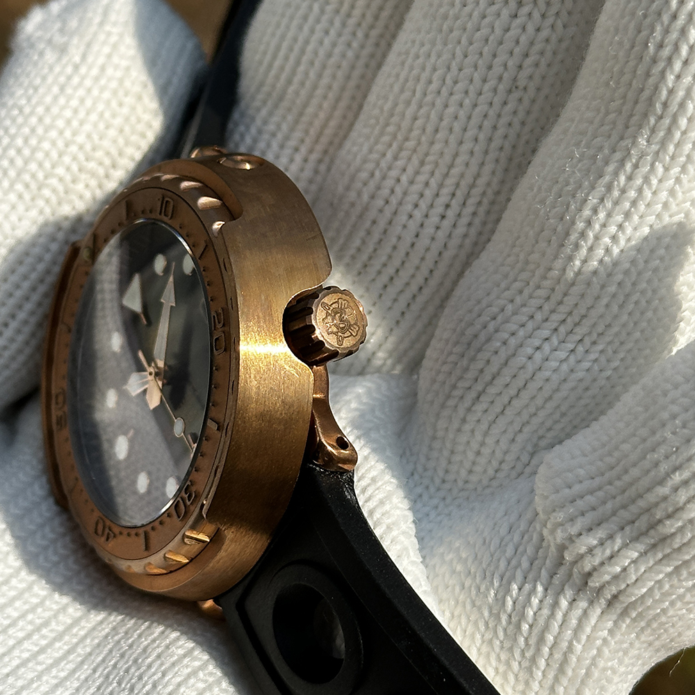 STEELDIVE Official SD1975S V1 Super Luminous 47.5MM Solid Brone Case 300M Waterproof Dive Watch