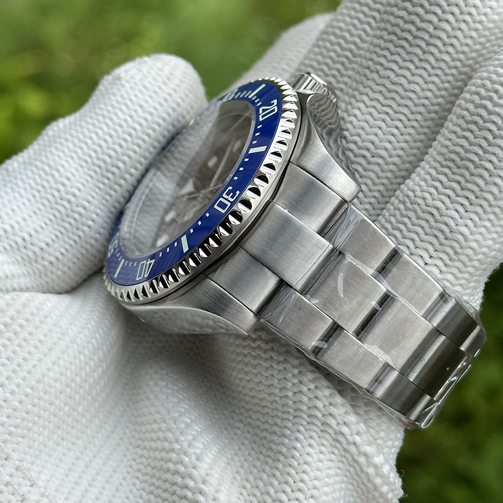 STEELDIVE Official SD1964 Personalized Black Dial Blue Bezel