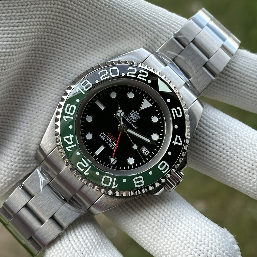 STEELDIVE Official SD1964GMT 1000M Waterproof NH34 Dive Watch