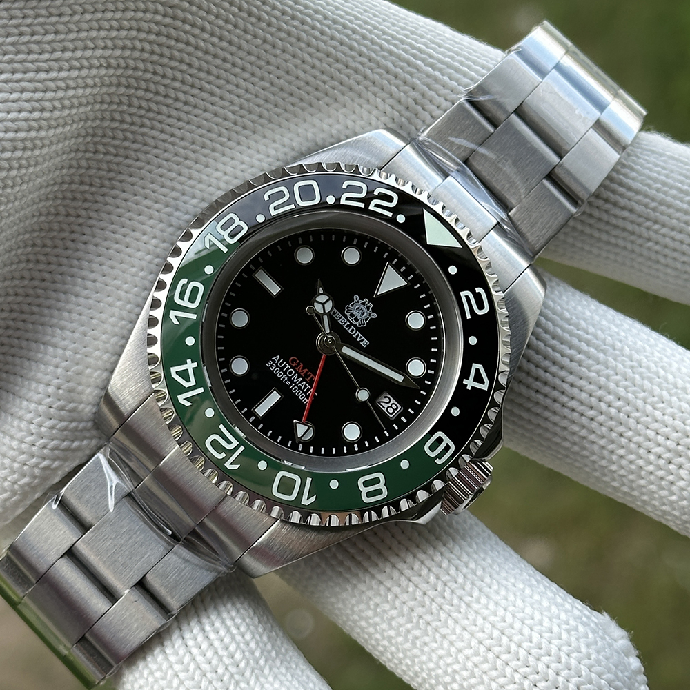 STEELDIVE Official SD1964GMT 1000M Waterproof NH34 Dive Watch