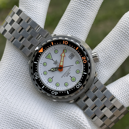 STEELDIVE Official SD1975C Swiss Luminous 47.5mm Case 300M Waterproof Ceramic bezel Sapphire Glass NH35 Mens Dive Watch