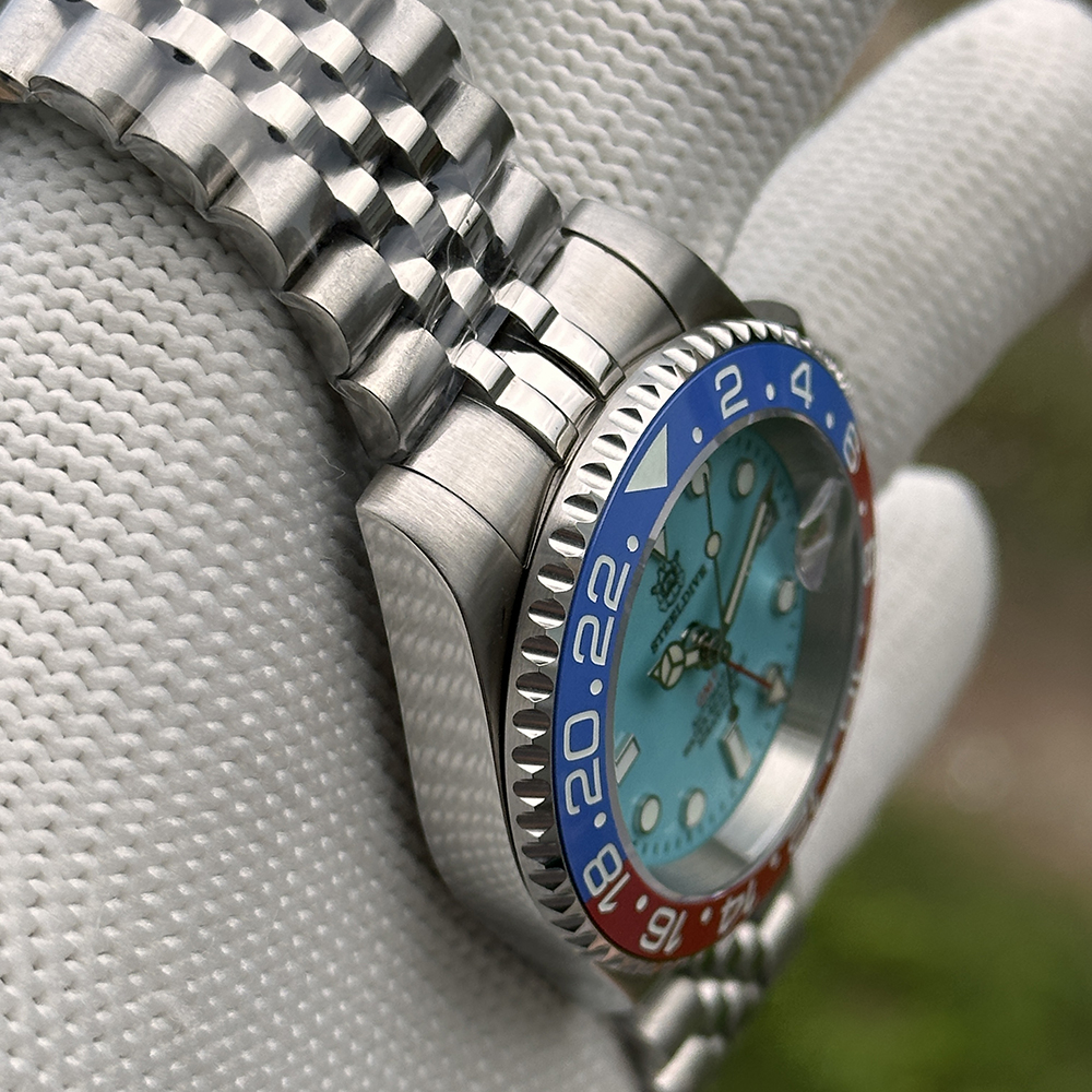 STEELDIVE OfficialSD1993 Blue-Red Ceramic Bezel Japan NH34 Automatic Movement 300M Waterpoof Mens Dive Watch