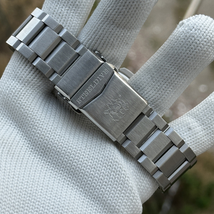 STEELDIVE Official 22mm 3 Links Bracelet Flat Headlink