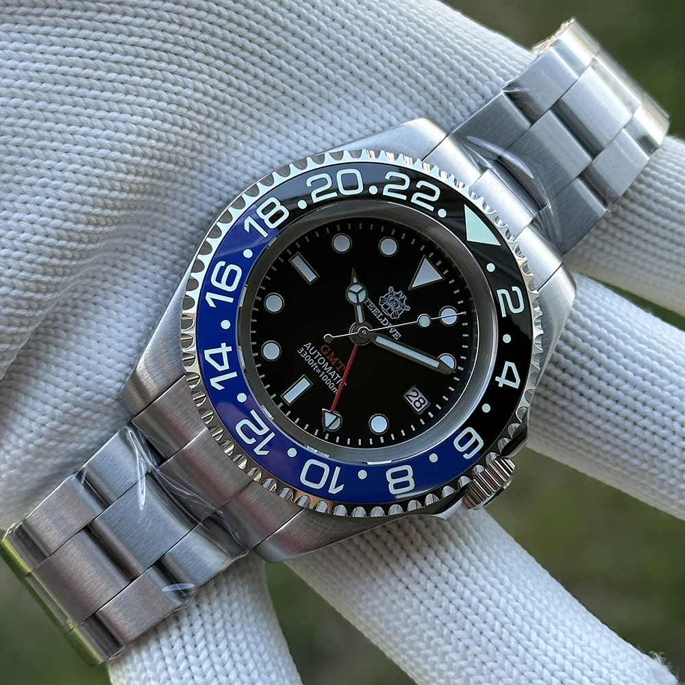 STEELDIVE Official SD1964GMT 1000M Waterproof NH34 Dive Watch