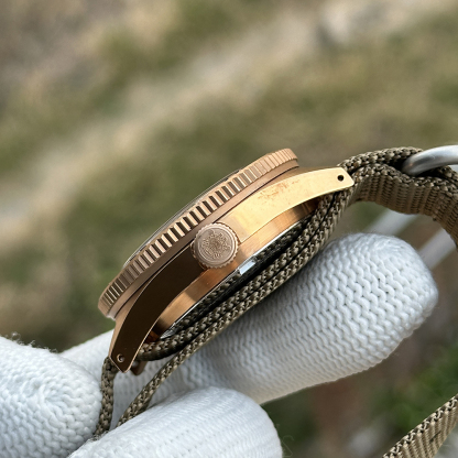 STEELDIVE Official SD1962S Blue Dial 200M Waterproof 41.9MM Bronze Case NH35 Automatic Mens Dive Watch