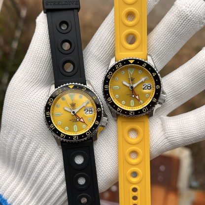 STEELDIVE Official SD1994 Yellow Dial Ceramic Bezel Sapphire Glass 200MM NH34 Automatic Dive Watch for Men