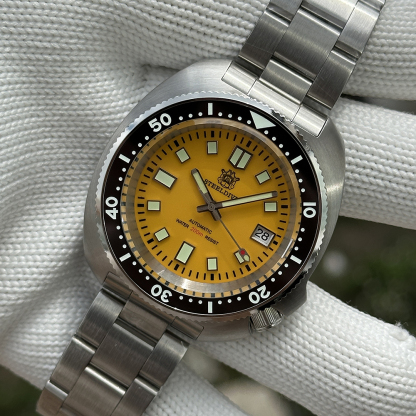 STEELDIVE Official SD1974 Professional 200M Waterproof NH35 Automtic Mens Turtle Dive Watch