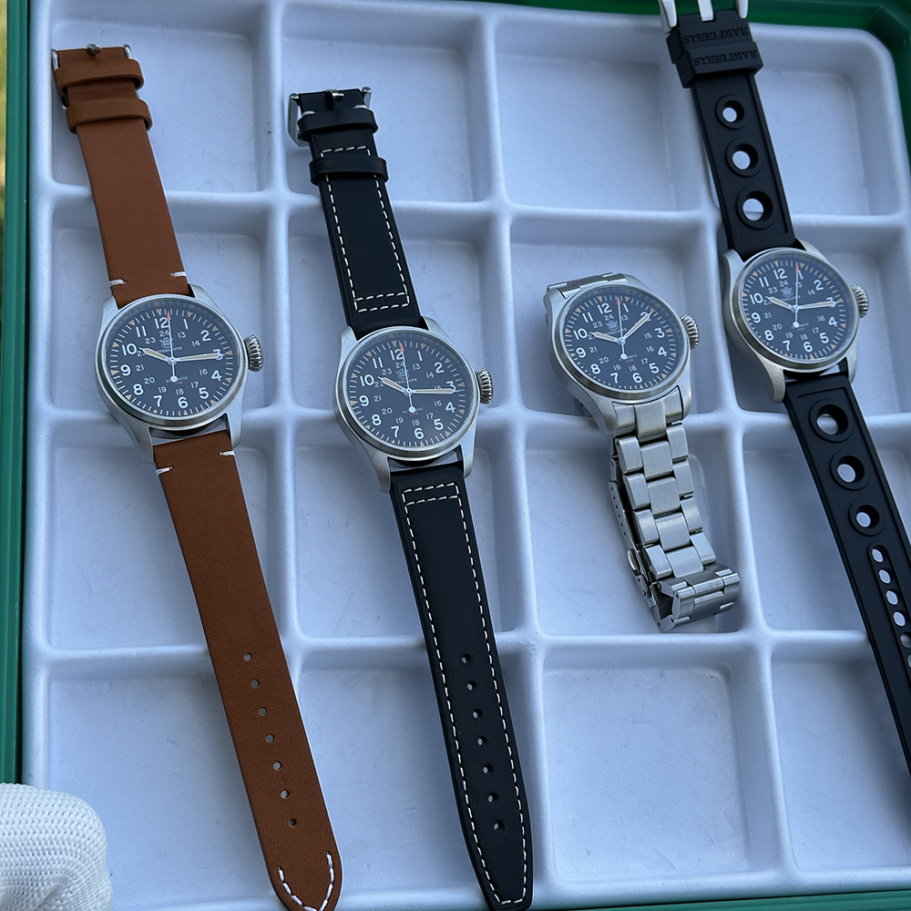 STEELDIVE Official SD1928H 39mm Simple Design 200M Waterproof NH35 Mens Dive Watch Automatic