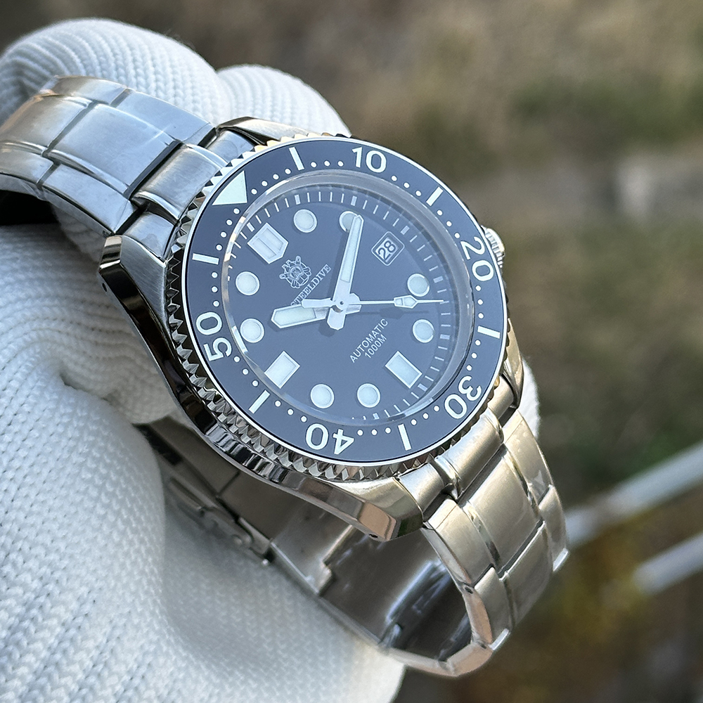 STEELDIVE Official SD1968 Swiss Luminous Sapphrie Glass 200M Waterproof NH35 Automatic Dive Watch