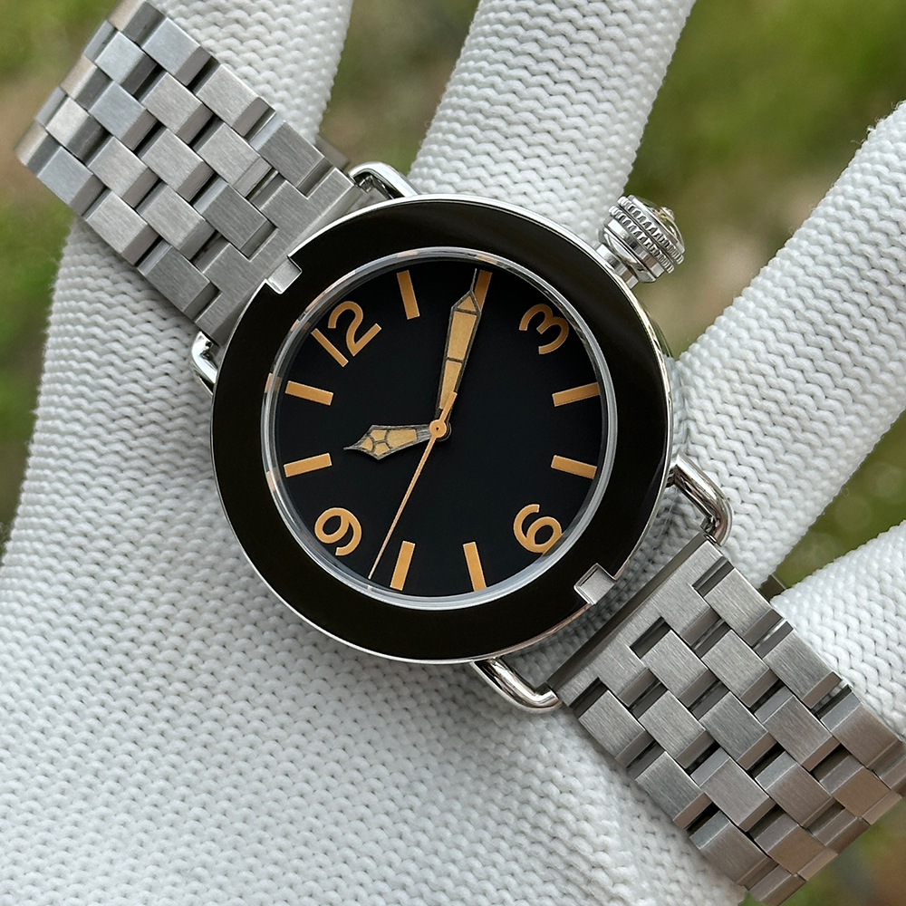 ★未使用品★極美品Steel Series HS25 309 STEELDIVE Official SD1912 No Logo Version 47MM Polished Case 3000M