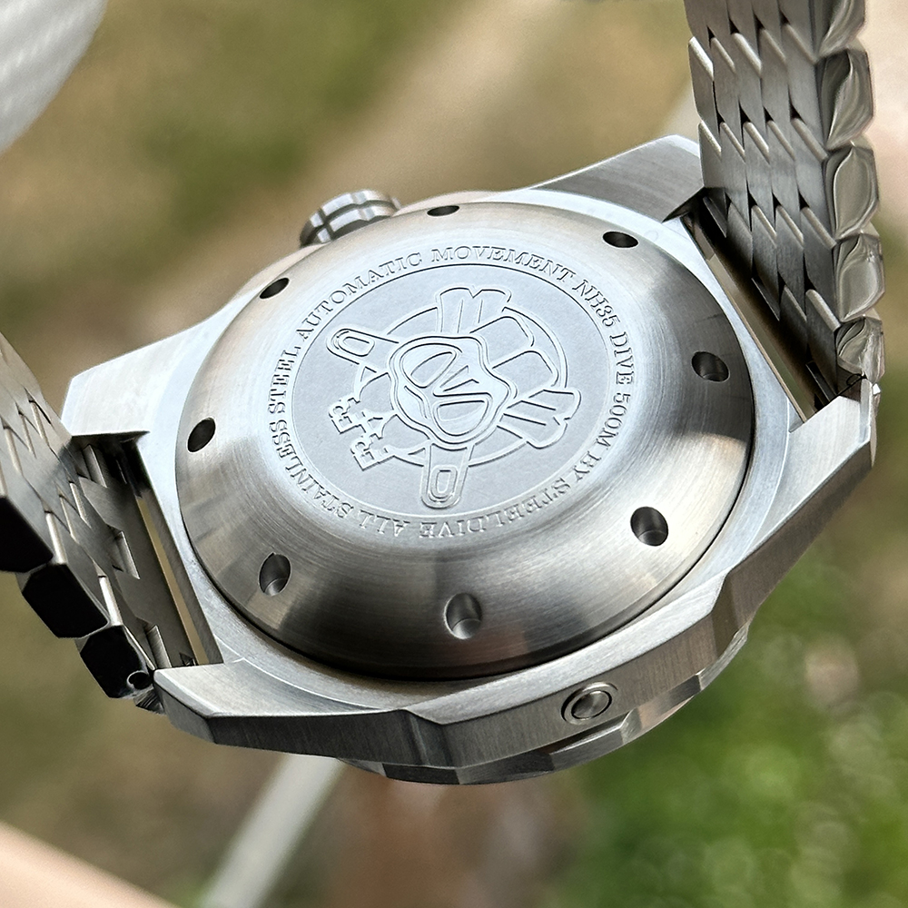 STEELDIVE Official SD1960 New Arrival 45MM Case 500M Waterproof Black Dial NH35 Automatic Mens Dive Watch Sapphire Glass