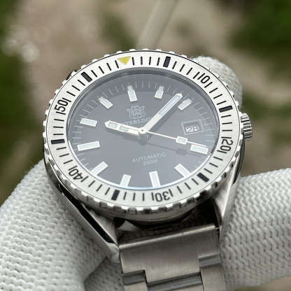 STEELDIVE Official SD1927 Steel Bezel 42MM Case Sapphire Glass 200M Waterproof NH35 Automatic Mens Sports Dive Watches