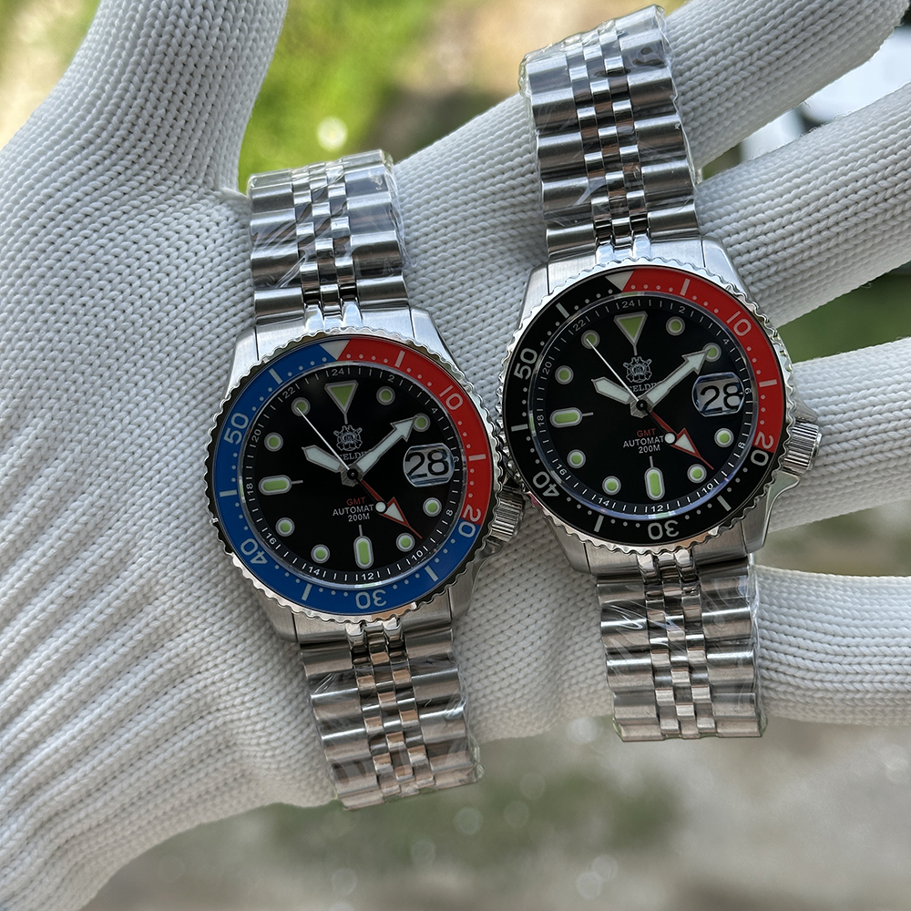 STEELDIVE Official SD1994C Sapphire Bezel Insert Japan NH34 Automatic Movement Mens GMT Dive Watch