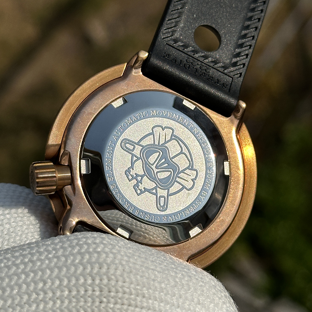 STEELDIVE Official SD1975S V1 Super Luminous 47.5MM Solid Brone Case 300M Waterproof Dive Watch