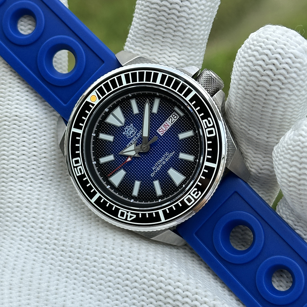 STEELDIVE Official SD1961 Blue Dial New Colr Japan NH36 Automatic Movement 200m Waterproof Dive Watch