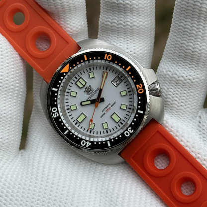 STEELDIVE Official SD1974C White Dial New Arrival NH35 Automatic 200m Dive Watch 
